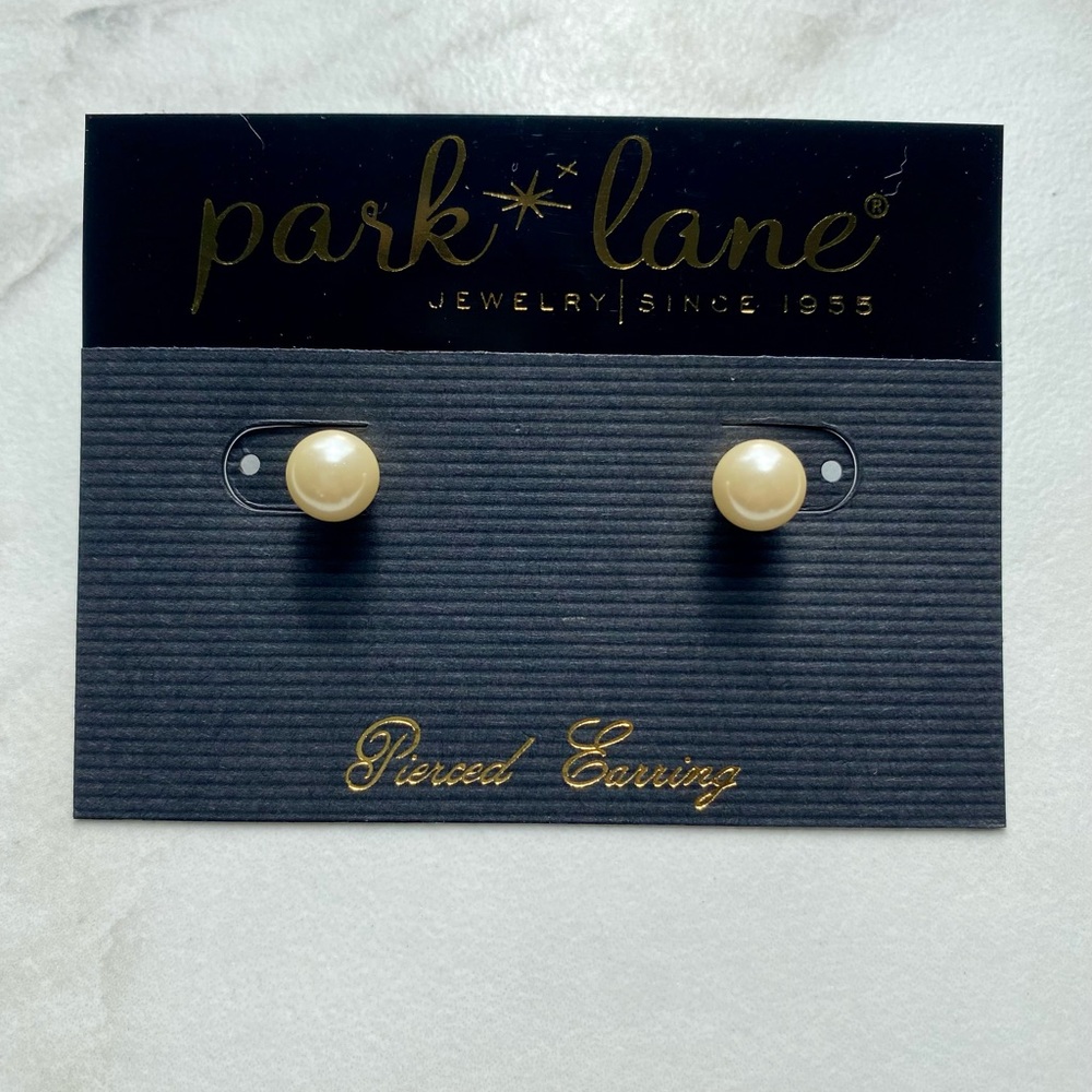 Park Lane Pearl Stud Earrings